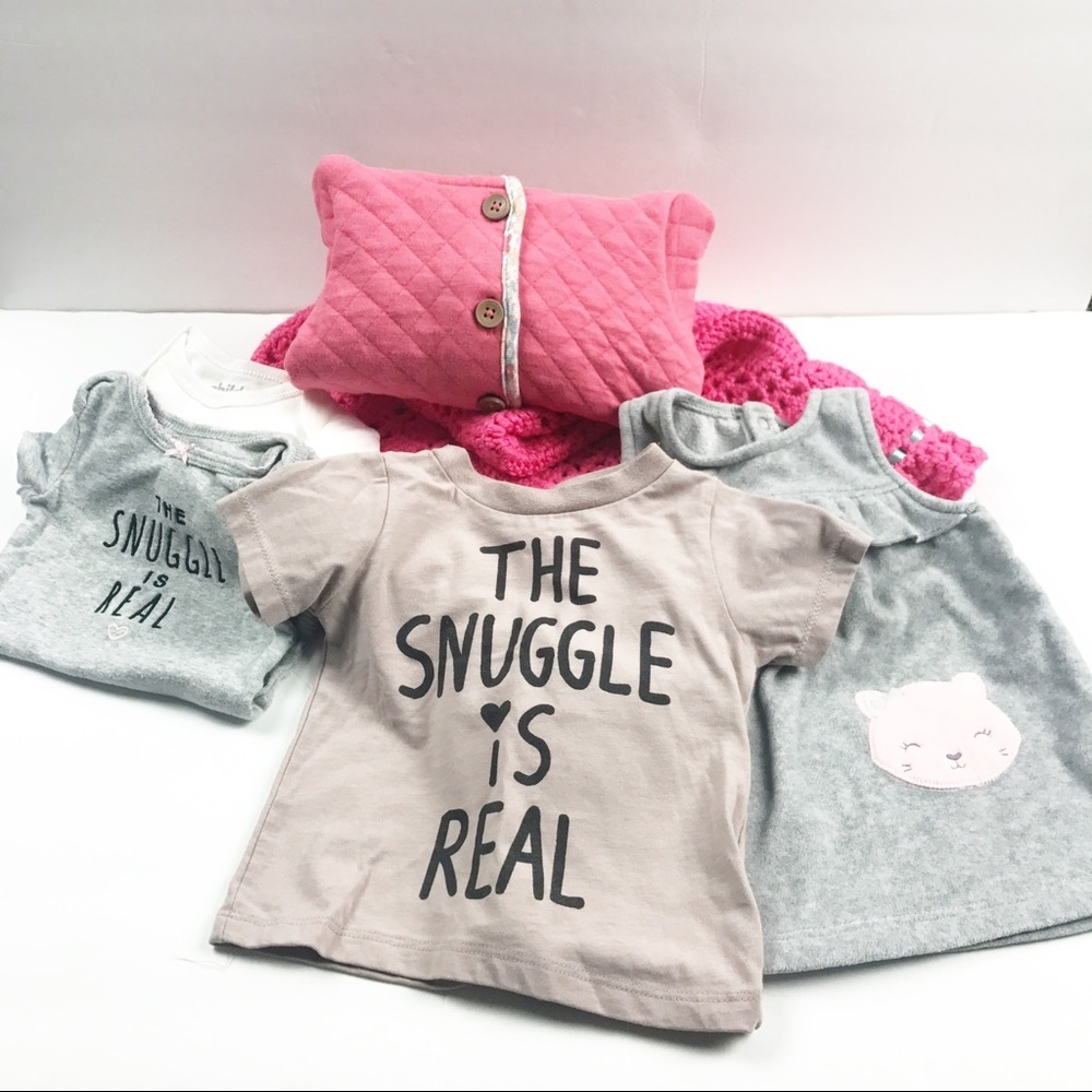 Carters & Emily & Oliver Lot Of 6 Jacket Baby Girl